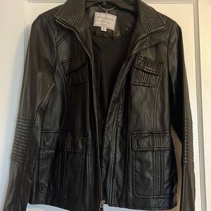 Lucky Brand Faux Leather moto jacket size small